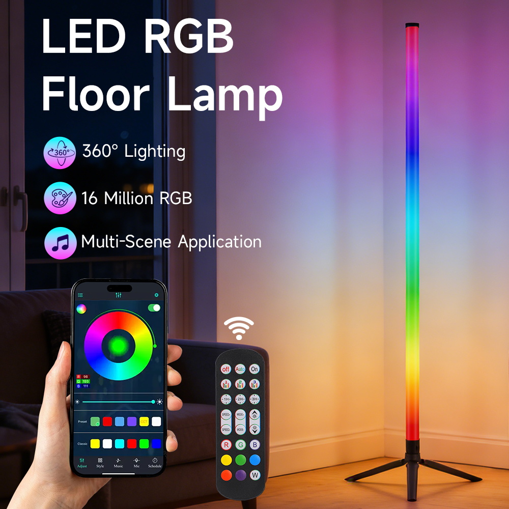 Gaming Accessories Led - مصباح أرضي ذكي LED مع تحكم