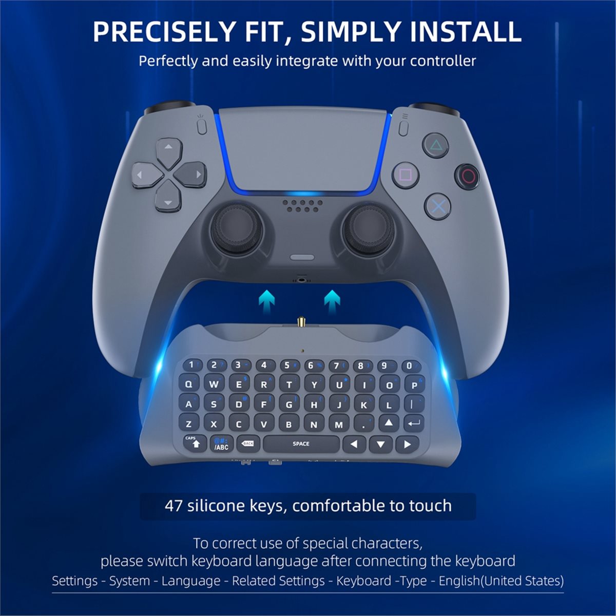 Gaming Accessories For Ps5 - لوحة مفاتيح لاسلكية للألعاب من Goodidea