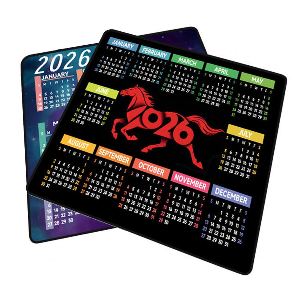 Gaming Office Accessories - 2026 لوحة ماوس تقويم مقاومة للماء
