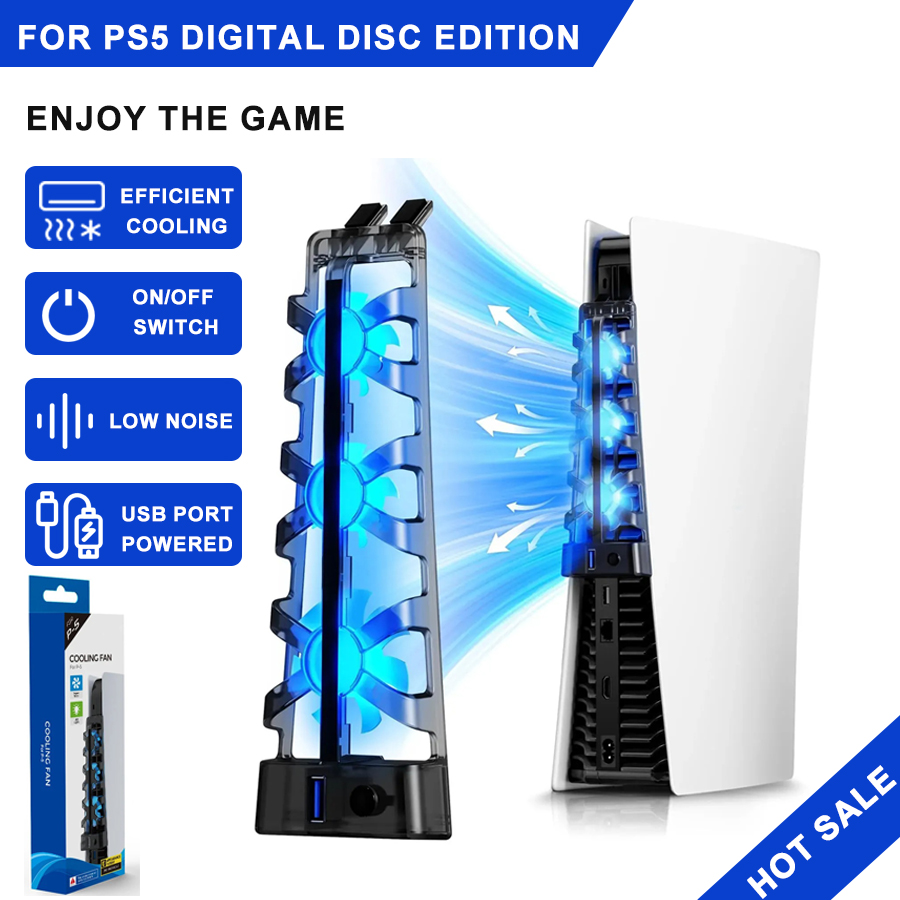 Gaming Accessories Led - مروحة تبريد مع إضاءة LED لجهاز