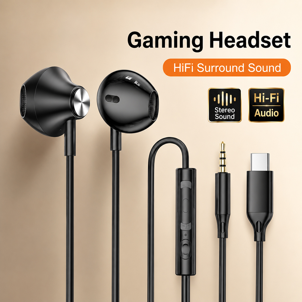 سماعات رأس هاي فاي محيطية بصوت - مراجعة Gaming Accessories Iphone وسعره