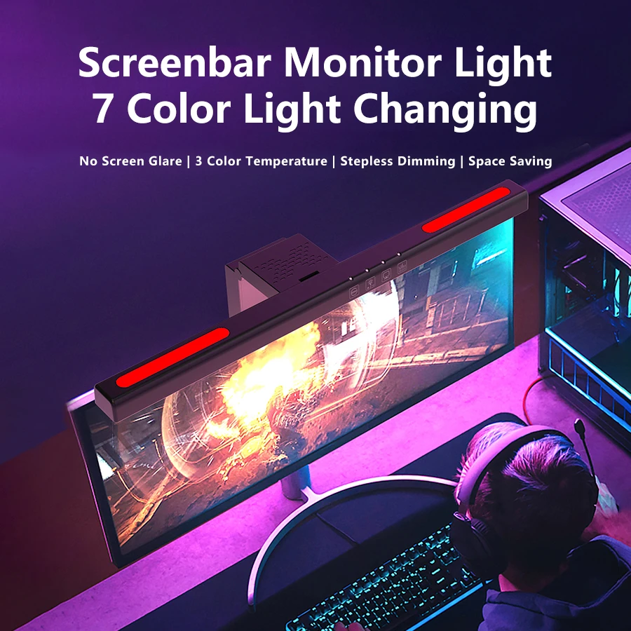 USB ستبليس يعتم شاشة مصابيح تع - مراجعة Gaming Accessories Led وسعره