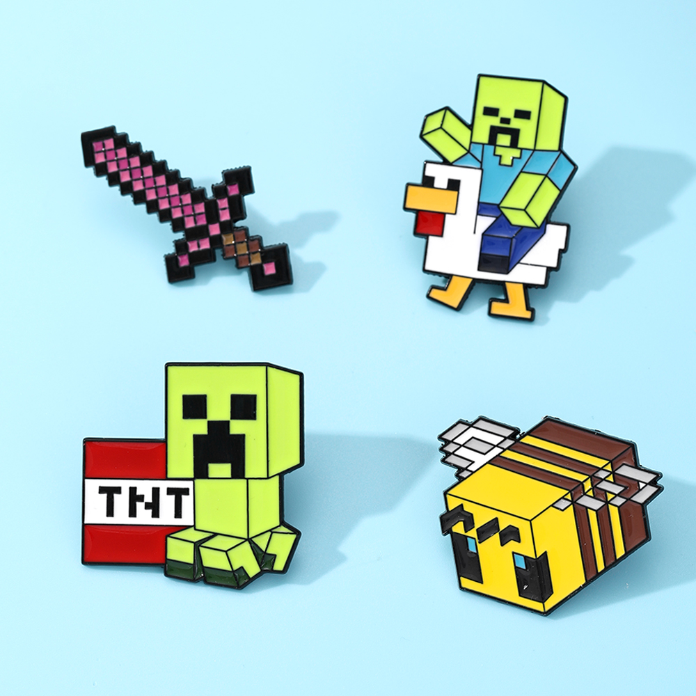 4 قطع دبابيس مينا بتصميمات دجا - مراجعة Gaming Accessories Cute وسعره