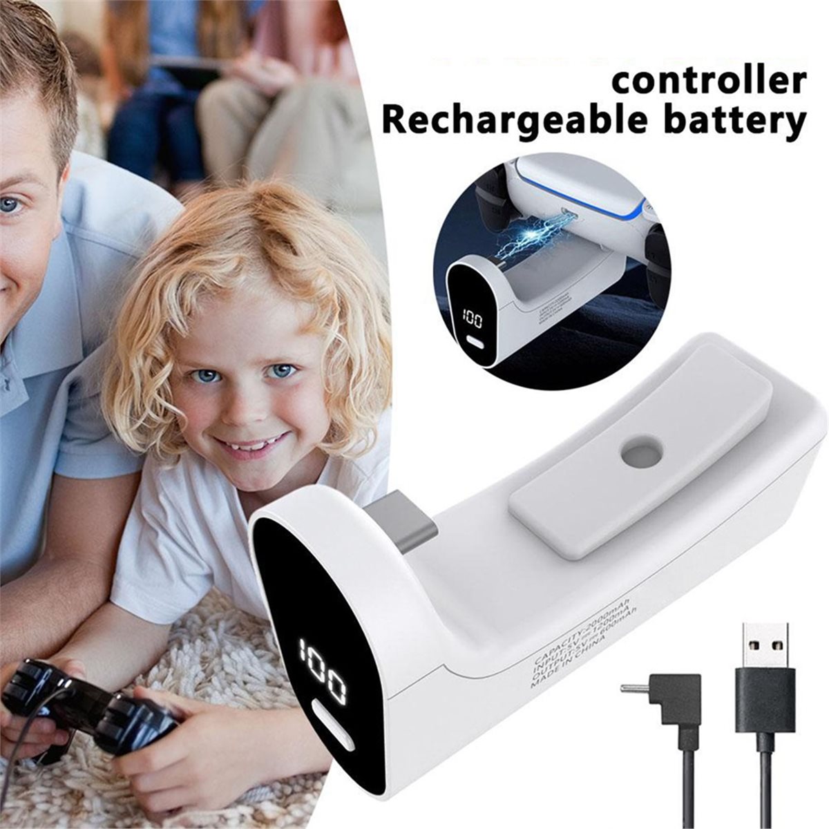 بطارية شحن لوحدة التحكم في الأ - مراجعة Gaming Accessories Led وسعره