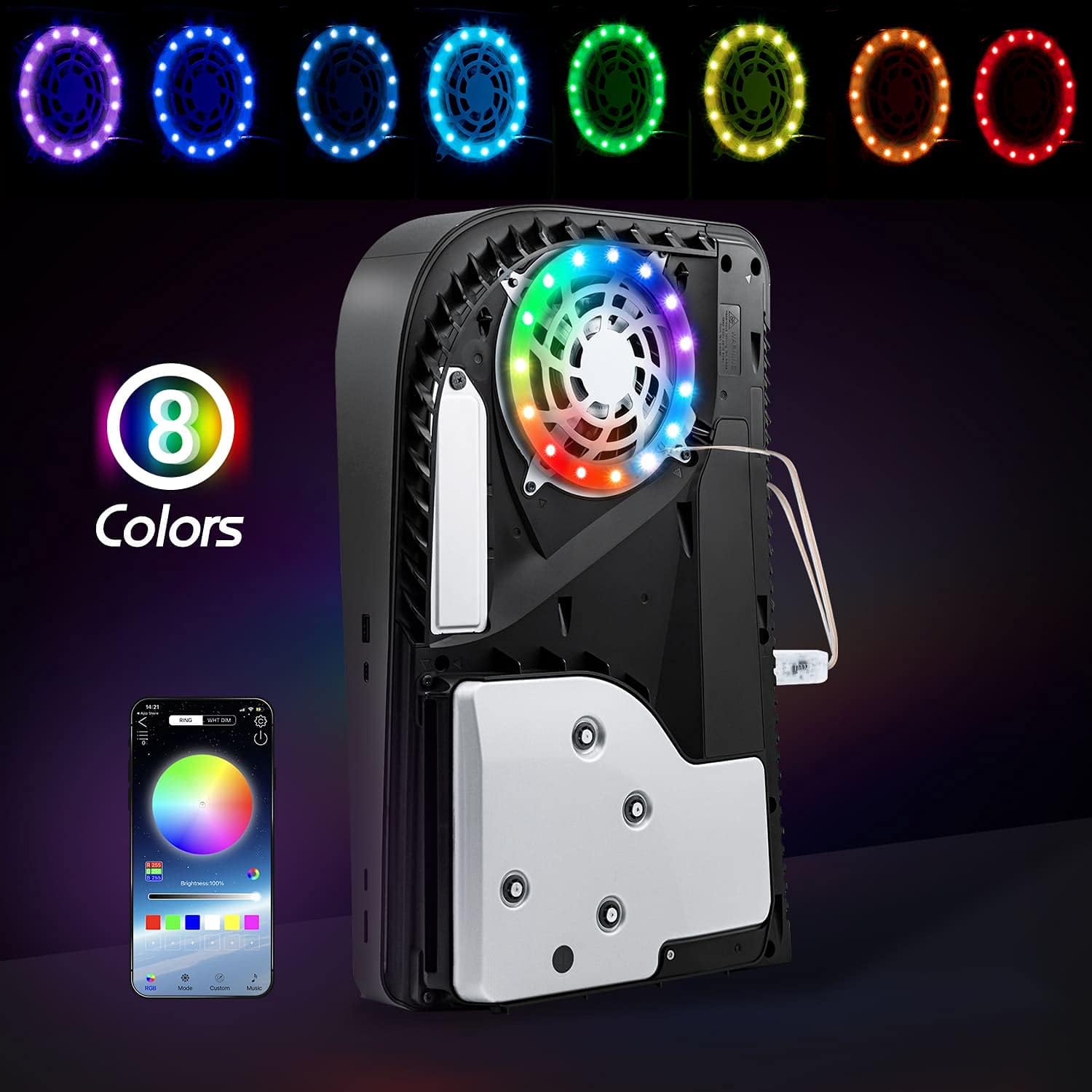 شريط إضاءة LED RGB لجهاز PS5 P - مراجعة Gaming Accessories Led وسعره