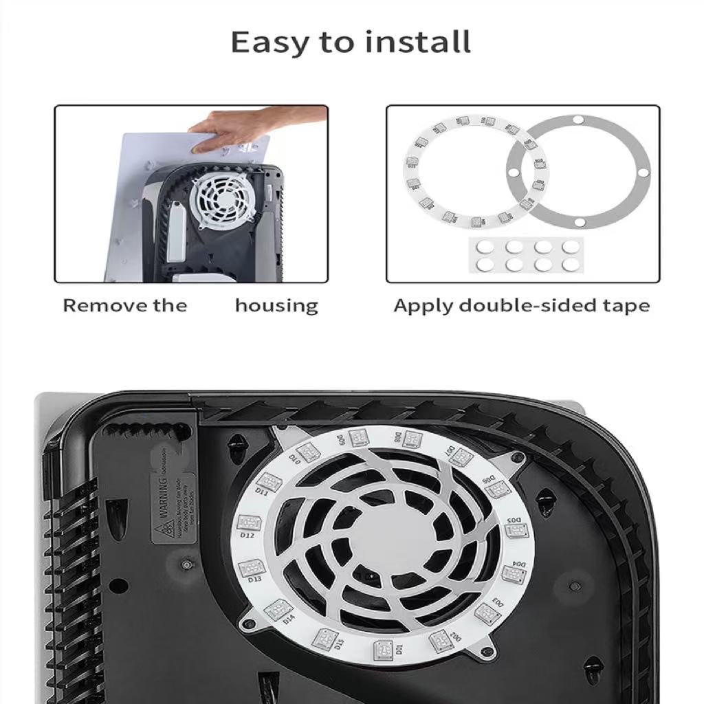 شريط إضاءة LED RGB لجهاز PS5 P - مراجعة Gaming Accessories Led وسعره