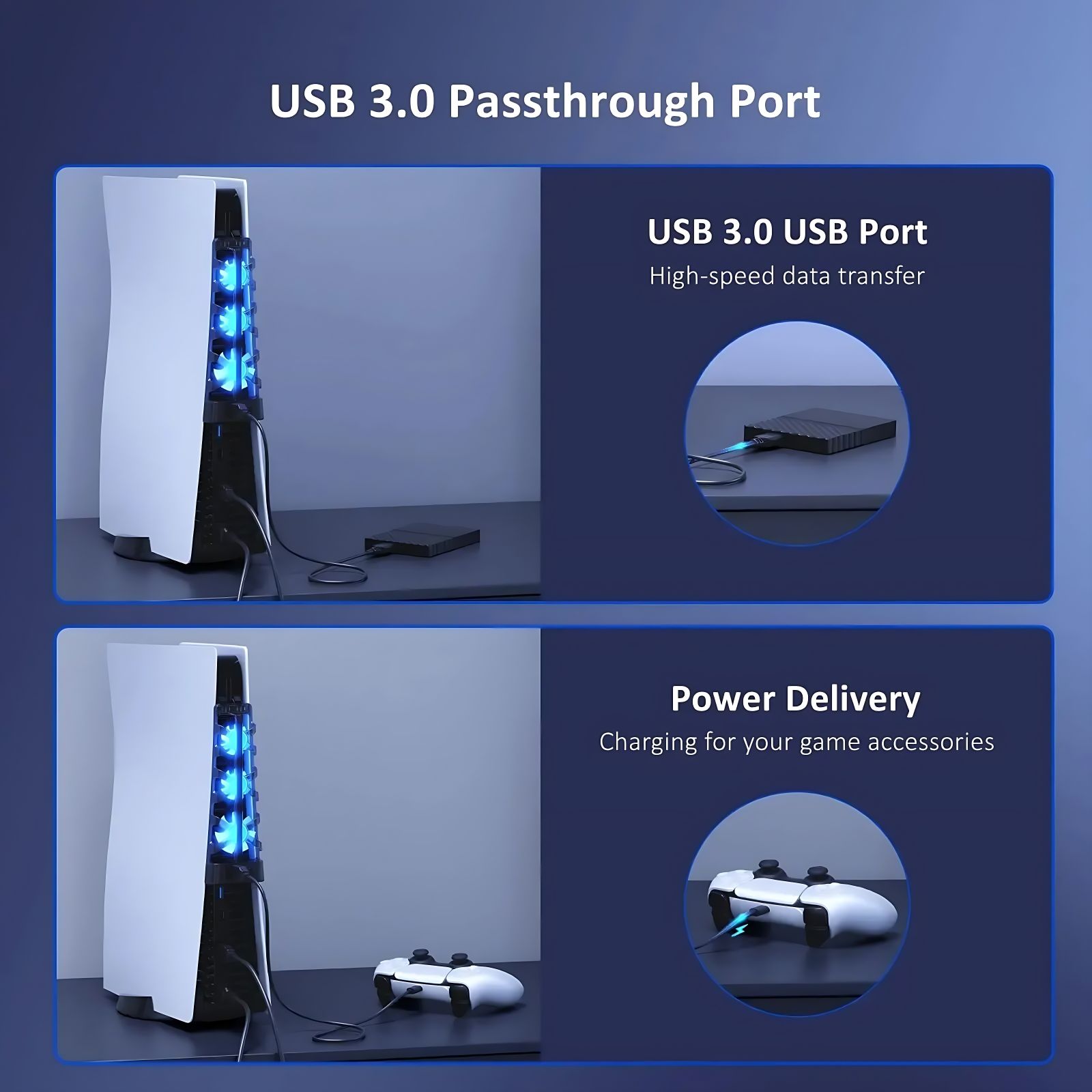 مروحة تبريد مع إضاءة LED لجهاز - مراجعة Gaming Accessories Led وسعره