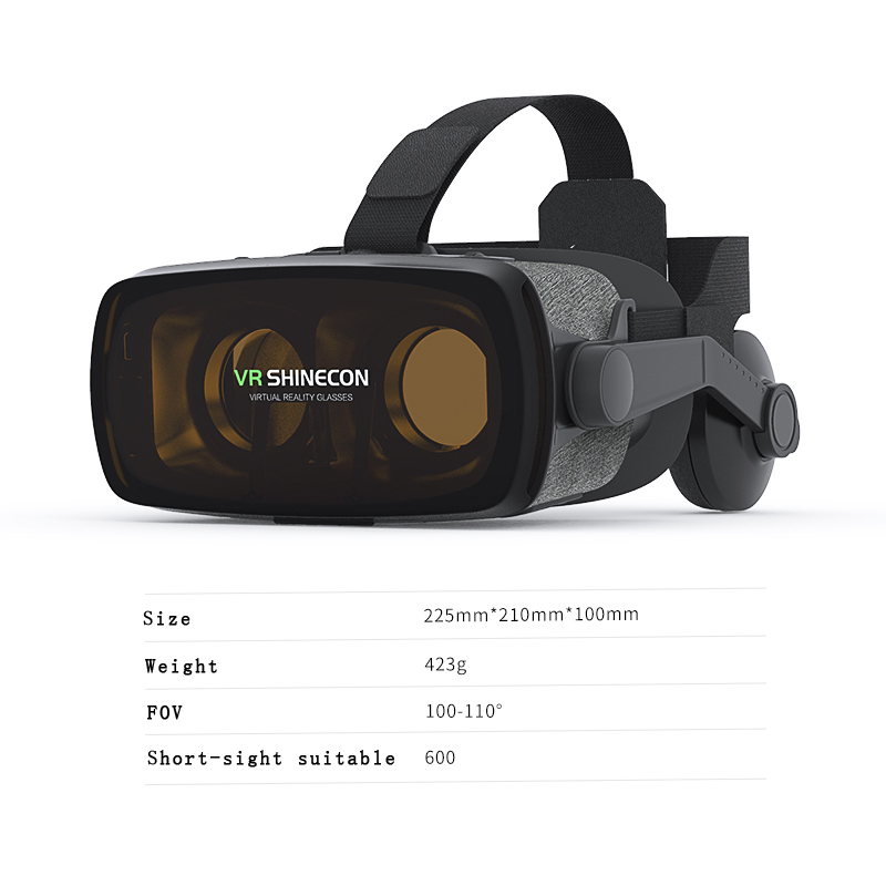 VR Shinecon Casque Viar نظارات - مراجعة Gaming Accessories Iphone وسعره